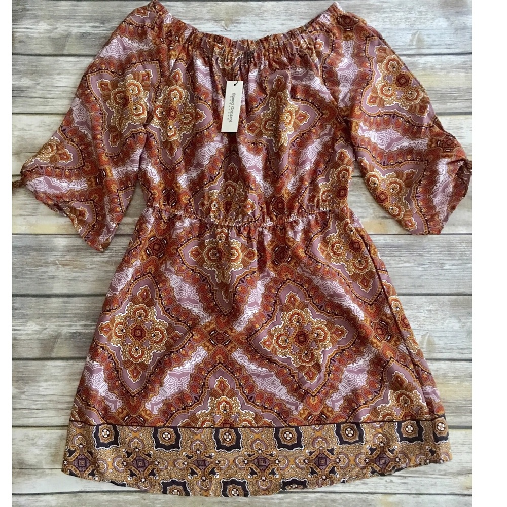 Off the shoulder dress